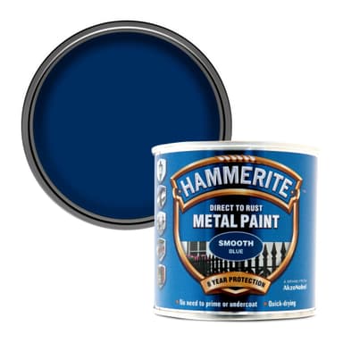 Hammerite Metal Paint Hammered Blue 750Ml